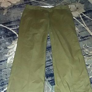 Olive green pants!